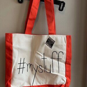 Canvas tote bag. Size 16” X 16”.